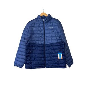 Columbia Fosters Falls Water Resistant Insulated Puffer Jacket blue large new